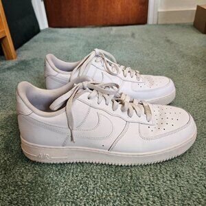 Nike Air Force 1 '007 Low Triple White' [CW2288-111] Men's Size 13 Shoes-No Box